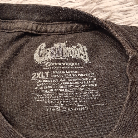 Gas Monkey Garage Custom Hot Rods Dallas Texas Size 2XLT - Picture 4 of 4